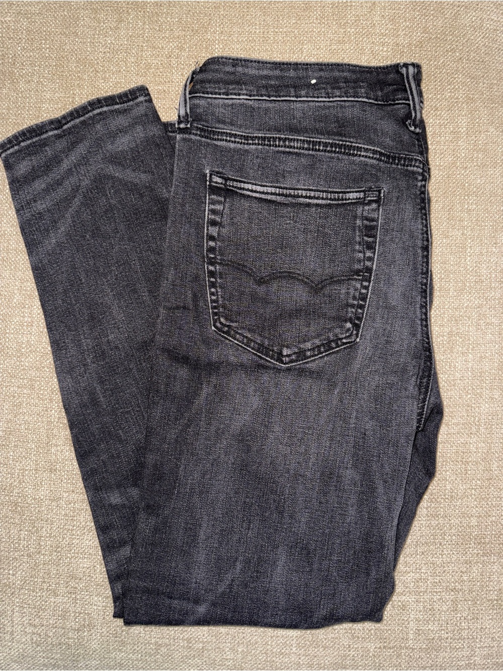Black Straight Leg Jeans
